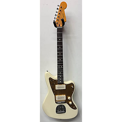 Squier Used Squier J Mascis Jazzmaster Olympic White Solid Body Electric Guitar