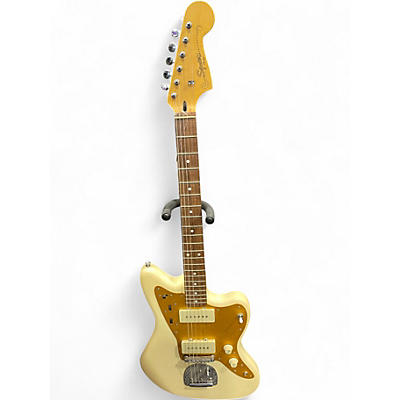 Used Squier J Mascis Jazzmaster Olympic White Solid Body Electric Guitar