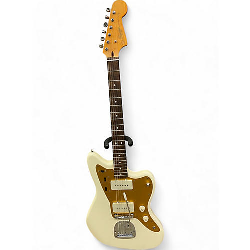 Squier Used Squier J Mascis Jazzmaster VINTAGE WHITE Solid Body Electric Guitar VINTAGE WHITE