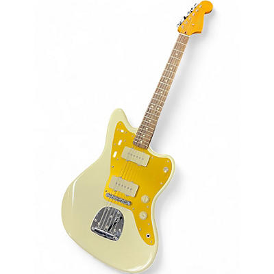 Used Squier J Mascis Jazzmaster Vintage White Solid Body Electric Guitar