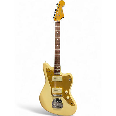 Used Squier J Mascis Jazzmaster Vintage White Solid Body Electric Guitar