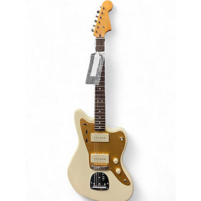Used Squier J Mascis Jazzmaster Vintage White Solid Body Electric Guitar