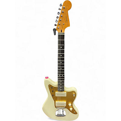 Used Squier J Mascis Jazzmaster Vintage White Solid Body Electric Guitar