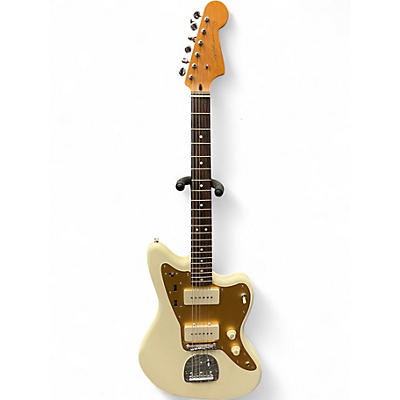 Used Squier J Mascis Jazzmaster Vintage White Solid Body Electric Guitar