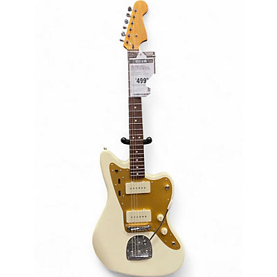 Used Squier J Mascis Jazzmaster Vintage White Solid Body Electric Guitar