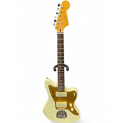 Used Squier J Mascis Jazzmaster Vintage White Solid Body Electric Guitar