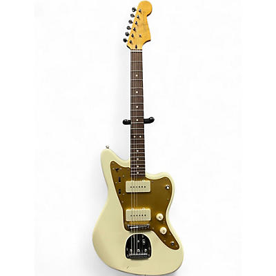 Used Squier J Mascis Jazzmaster Vintage White Solid Body Electric Guitar