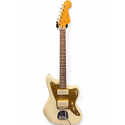 Used Squier J Mascis Jazzmaster Vintage White Solid Body Electric Guitar