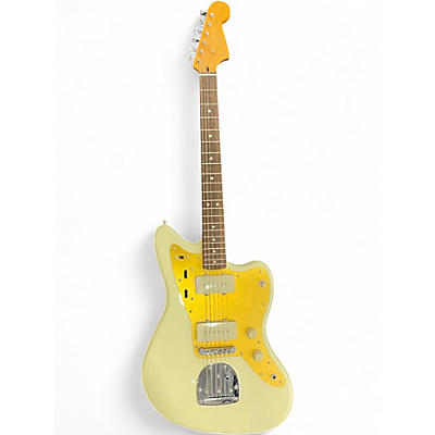 Used Squier J Mascis Jazzmaster Vintage White Solid Body Electric Guitar