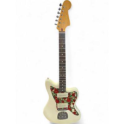 Used Squier J Mascis Jazzmaster Vintage White Solid Body Electric Guitar