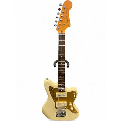 Used Squier J Mascis Jazzmaster Vintage White Solid Body Electric Guitar