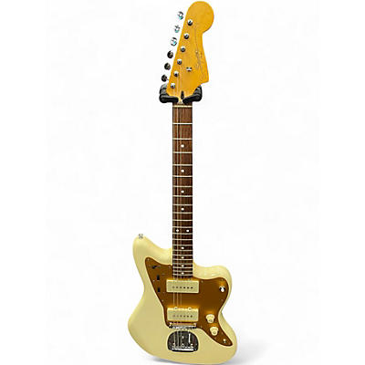 Used Squier J Mascis Jazzmaster Vintage White Solid Body Electric Guitar