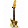 Used Squier J Mascis Jazzmaster Vintage White Solid Body Electric Guitar Vintage White