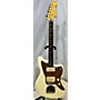 Used Squier Used Squier J Mascis Jazzmaster White Solid Body Electric Guitar White