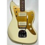 Used Squier Used Squier J Mascis Jazzmaster White Solid Body Electric Guitar White