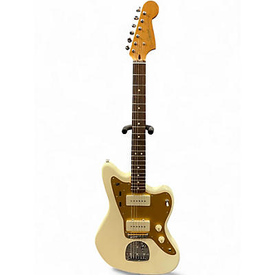 Used Squier J Mascis Jazzmaster White Solid Body Electric Guitar