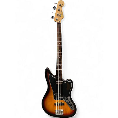 Used Squier JAGUAR BASS 2 Tone Sunburst Electric Bass Guitar