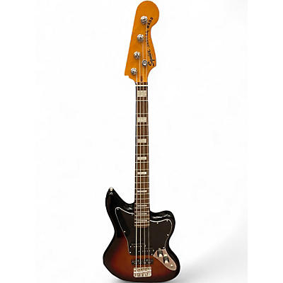 Used Squier JAGUAR BASS 3 Color Sunburst Electric Bass Guitar