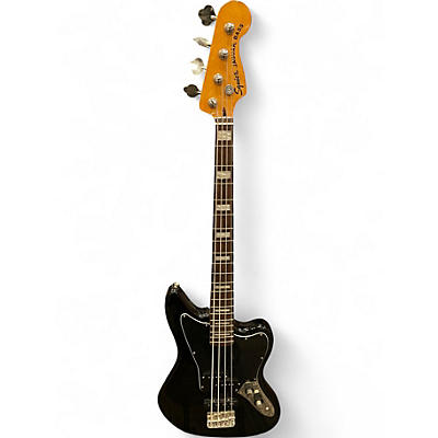 Used Squier JAGUAR BASS BLACK Electric Bass Guitar