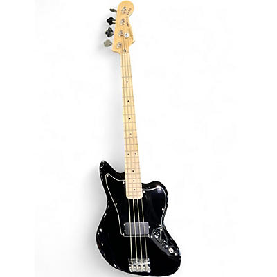 Used Squier JAGUAR BASS Black Electric Bass Guitar