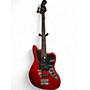Used Squier JAGUAR BASS Candy Apple Red Electric Bass Guitar Candy Apple Red