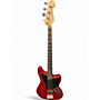 Used Squier JAGUAR BASS RED Electric Bass Guitar RED