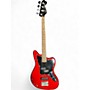 Used Squier JAGUAR BASS Torino Red Electric Bass Guitar Torino Red