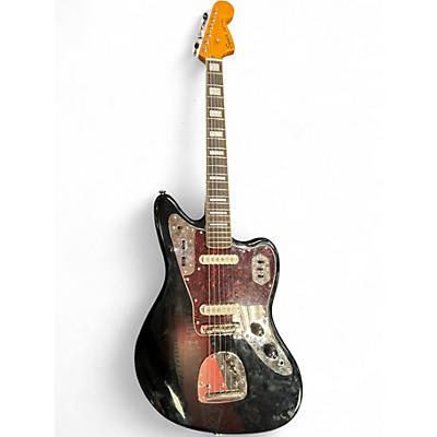 Used Squier JAGUAR Black Solid Body Electric Guitar