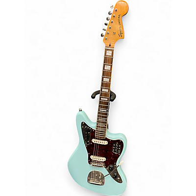 Used Squier JAGUAR CLASSIC VIBE  Daphne Blue Solid Body Electric Guitar