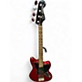 Used Squier JAGUAR Candy Apple Red Electric Bass Guitar Candy Apple Red