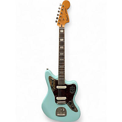 Used Squier JAGUAR Daphne Blue Solid Body Electric Guitar