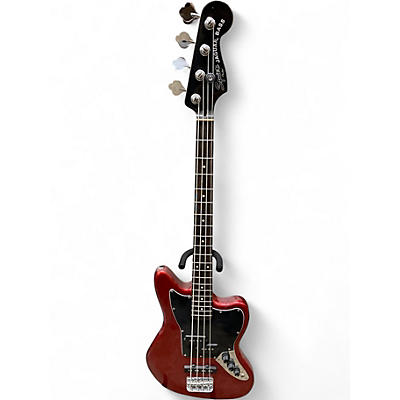 Used Squier JAGUAR Red Solid Body Electric Guitar
