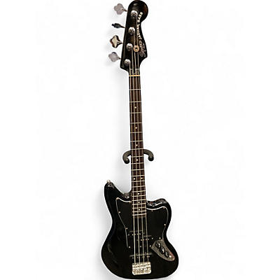 Used Squier JAGUAR SHORT SCALE BASS Black Electric Bass Guitar