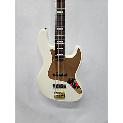 Squier Used Squier JAZZ BASS 40TH ANNIVERSARY White Electric Bass Guitar