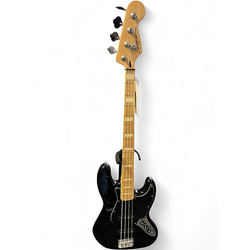 Used Squier JAZZ BASS BLACK Electric Bass Guitar BLACK
