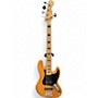 Used Squier JAZZ BASS WITH ACTIVE ELECTRONICS Natural Electric Bass Guitar Natural