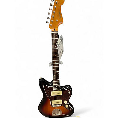 Used Squier JAZZMASTER 2 Tone Sunburst Solid Body Electric Guitar