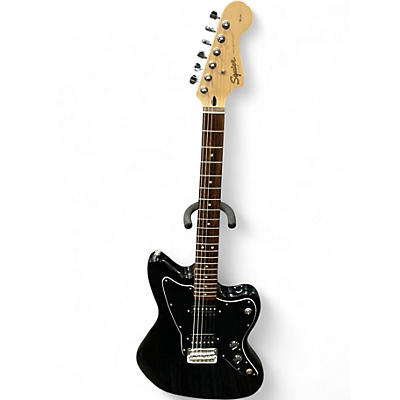 Used Squier JAZZMASTER HH Black Solid Body Electric Guitar