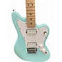 Used Squier Used Squier JAZZMASTER MINI LIGHT BLUE Solid Body Electric Guitar LIGHT BLUE