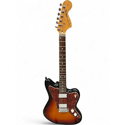 Used Squier Jagmaster 3-Color Sunburst Solid Body Electric Guitar