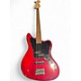 Used Squier Jaguar Bass Candy Apple Red Electric Bass Guitar Candy Apple Red