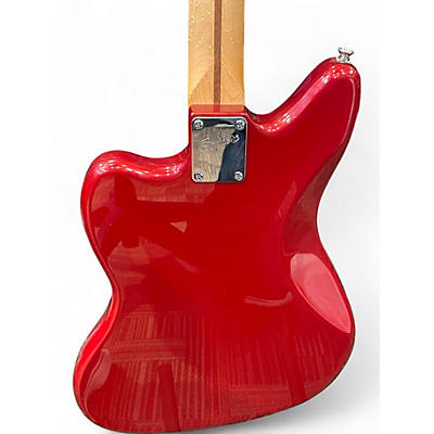 Used Squier Jaguar bass Candy Apple Red Electric Bass Guitar