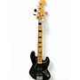 Used Squier Jazz Bass CV5 Metallic Black Electric Bass Guitar Metallic Black