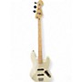 Used Squier Jazz Bass Deluxe Alpine White Electric Bass Guitar Alpine White