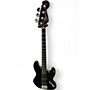 Used Squier Jazz Bass Deluxe Black Electric Bass Guitar Black