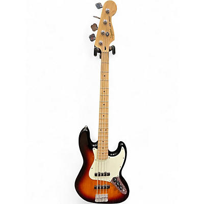 Used Squier Jazz Bass Tobacco Burst Electric Bass Guitar