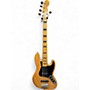 Used Squier Jazz bass Natural Electric Bass Guitar Natural