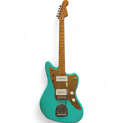 Squier Used Squier Jazzmaster 40th Anniversary Vintage Edition Seafoam Green Solid Body Electric Guitar