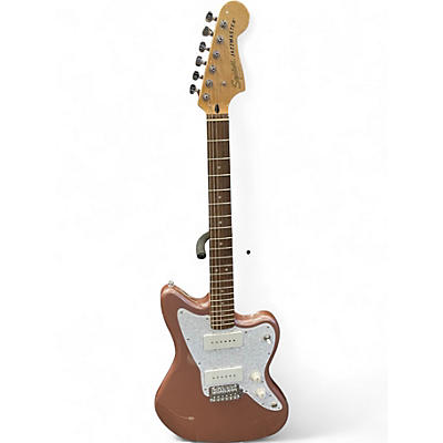 Used Squier Jazzmaster ROSE Solid Body Electric Guitar