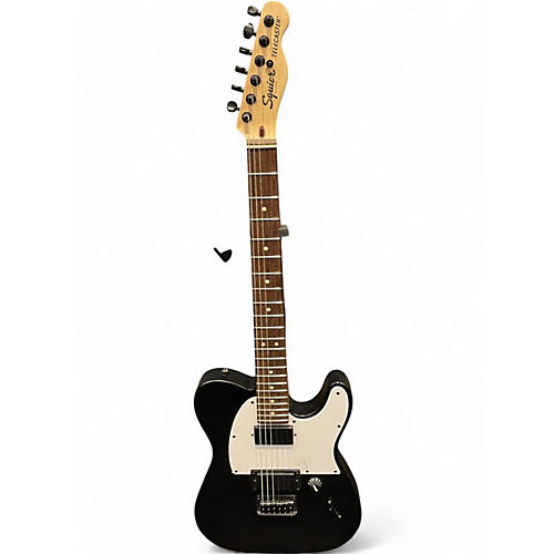 Squier Used Squier Jim Root Telecaster Black and White Solid Body Electric Guitar Black and White